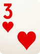 3 di cuori