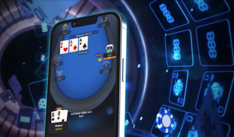 Il poker di 888 anche su Mobile!
