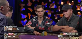 Strategia di poker avanzata - Mercier contro Holz