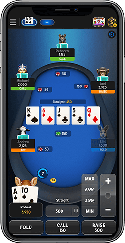 888 poker mobile Portrait Mode